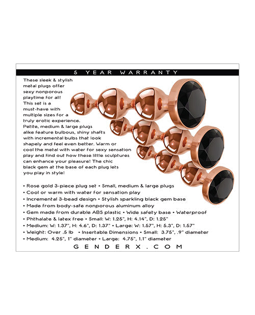 Gender X Gold Digger Set - Rose Gold