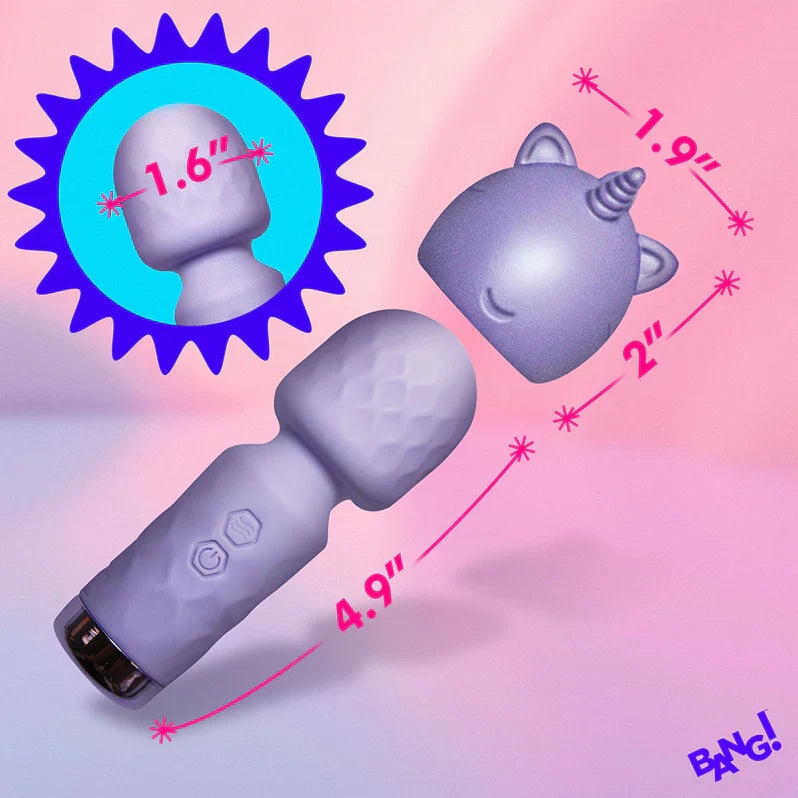 BANG! Unicorn Silicone Wand Vibrator