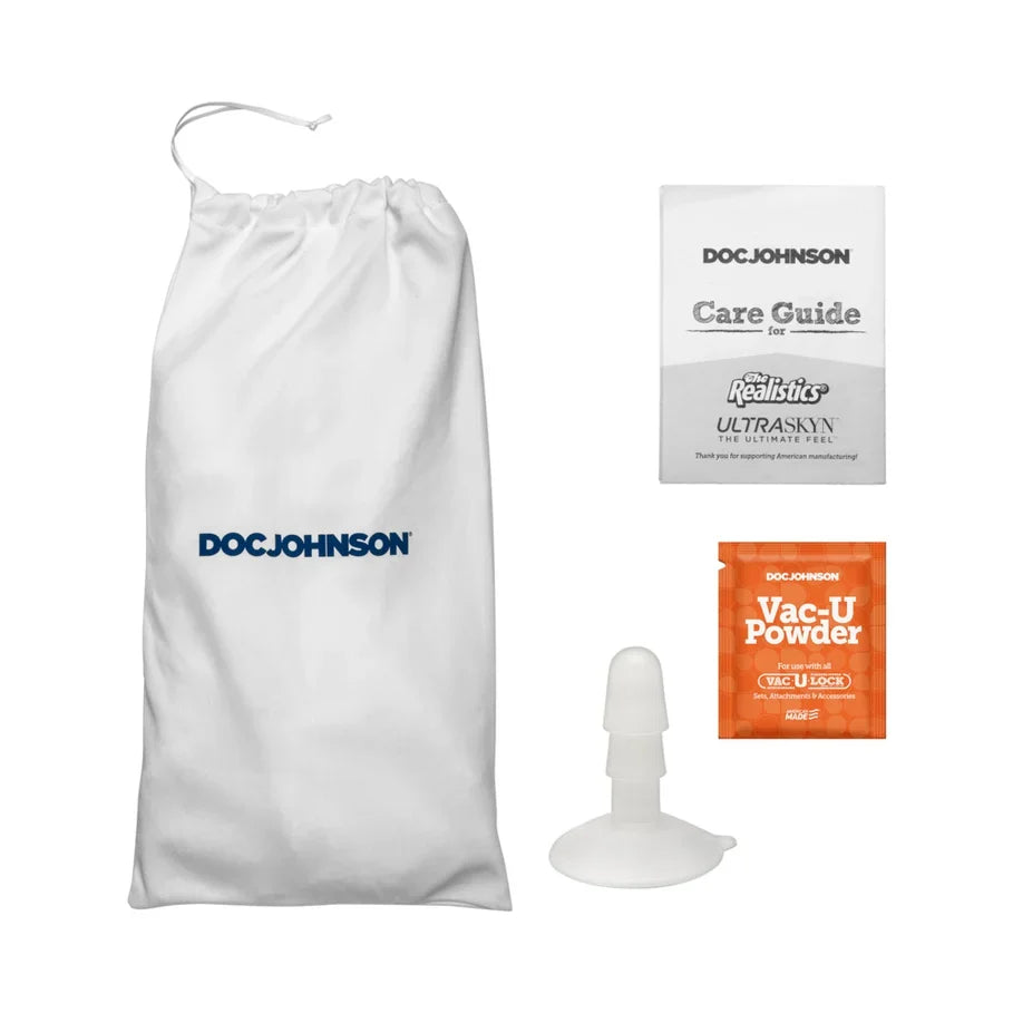 Bam 13" Realistic Vac-U-Lock Cock - Brown
