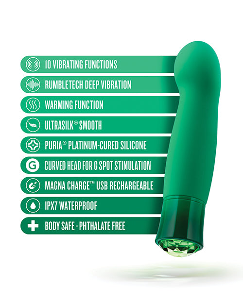 Blush Oh My Gem Enchanting Warming G-Spot Vibe Emerald