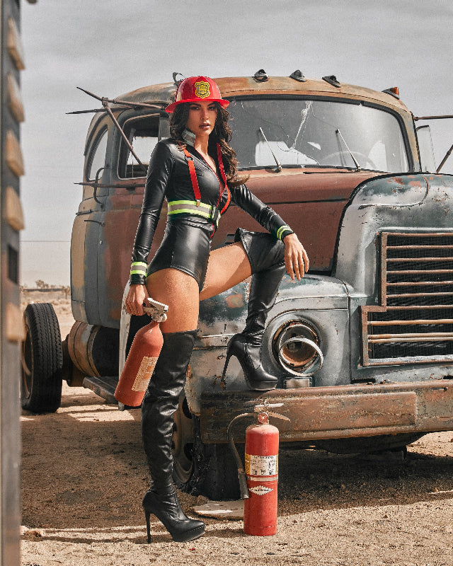 Hot Fire Woman Costume