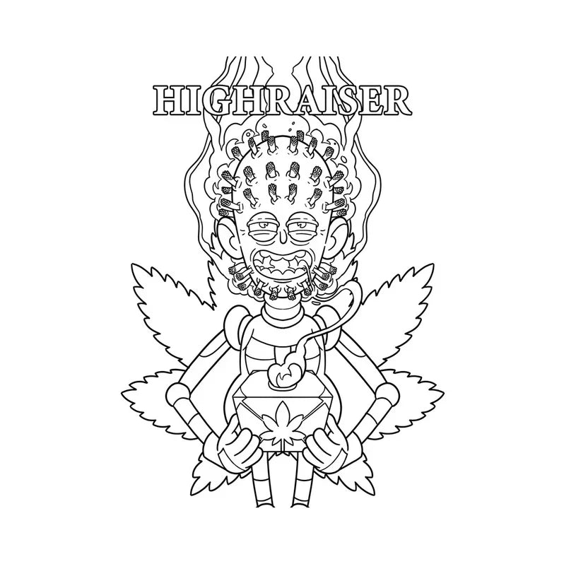 Killer Buds Parody Adult Coloring Book