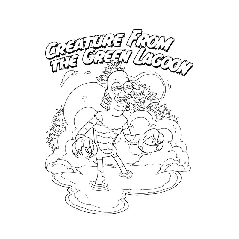 Killer Buds Parody Adult Coloring Book