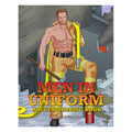 Men in Uniform Adult Coloring Book